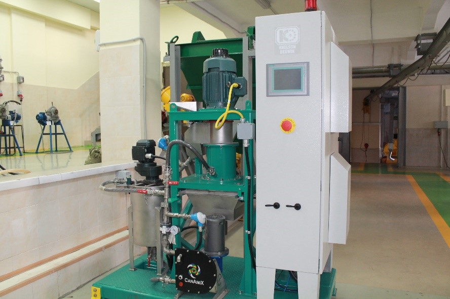 Вертикальная бисерная мельница KD-VGM2 Knelson-Deswik